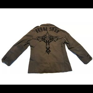 ROAR Buckle 2 Button Sport Coat Blazer Jacket